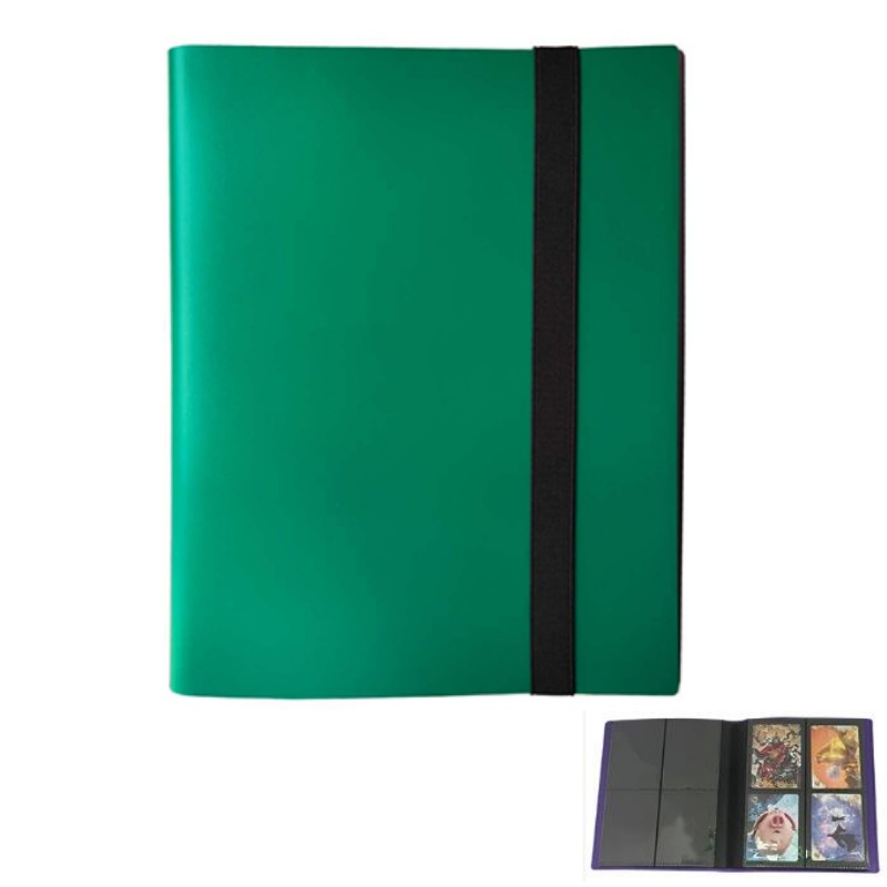 Premium Trading Card Binder met meerdere zakken - Houdt 160/360/480 kaarten - Duurzame PP-hoes - Ideaal voor basketbal, voetbal en sportkaarten: NINE
