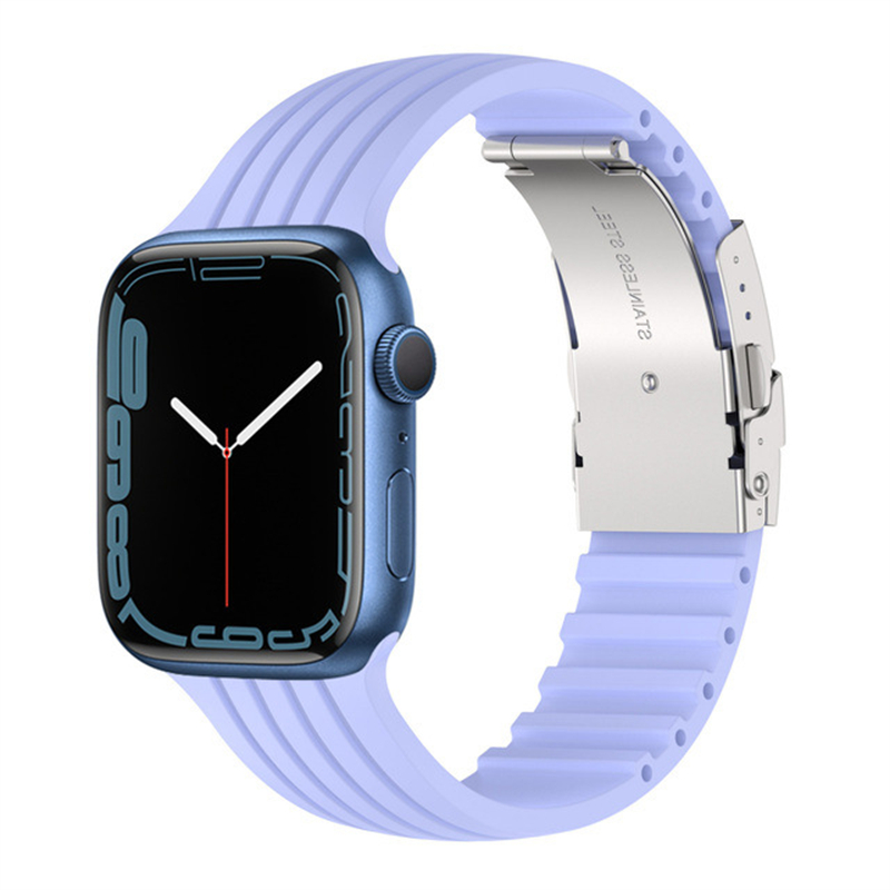 Correa de silicona para Apple Watch Ultra 2, 49mm, 46mm, 44mm, 45mm, 40mm, 38mm, 41mm, 42mm, pulsera deportiva para iWatch Series 10 9 8 7 6: Negro y gris / 12 mm