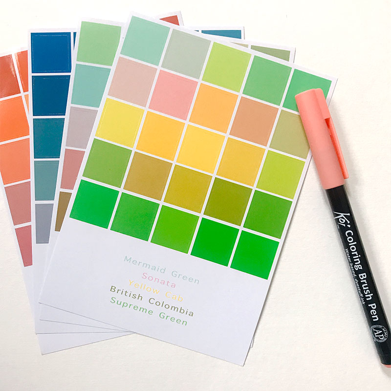 Color square envelope seal sticker DIY Scrapbooking Diary Note Seal Label Stickers