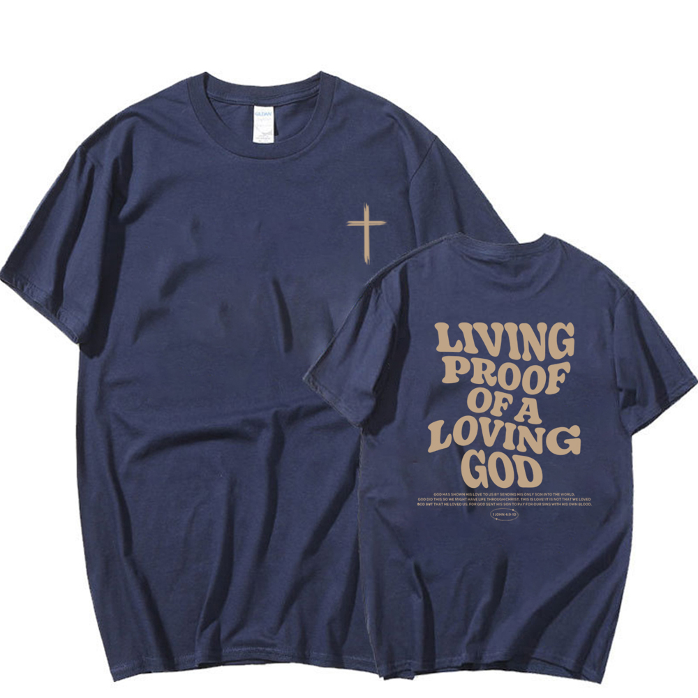 Estetisk kristen t-skjorte kristne klær brun jesus t-skjorte trendy streetwear klær bibelvers skjorter kristen: Xxxl / Gull