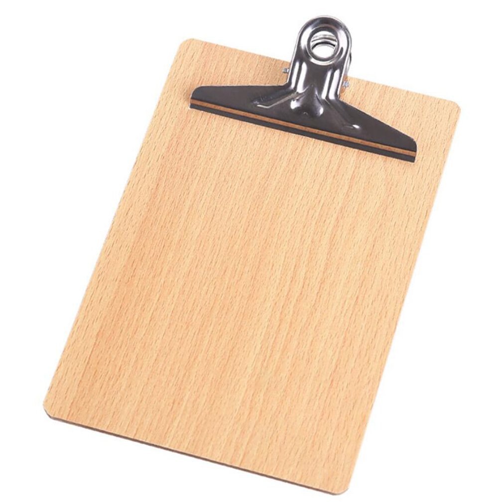 File Folder Board Clip Note Clipboard Paper Menu Organizer Memo Pads Stationery Simple Note Pad Clip School Supplies: 16k
