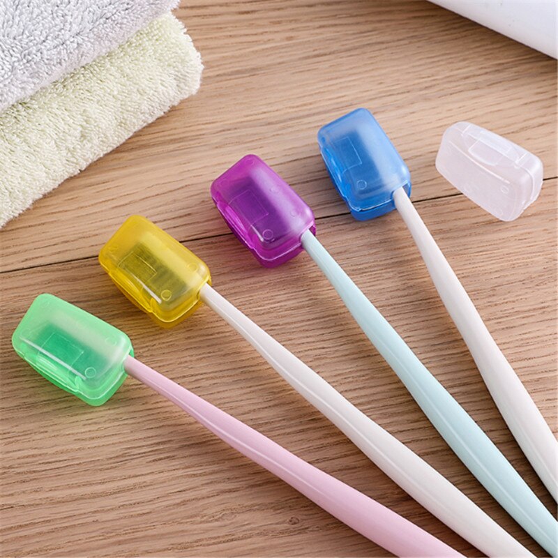 1Pc Plastic Toothbrush Case Cover Travel Hiking Camping Portable Brush Cap Protective Sleeve Toothbrush Holder Protect