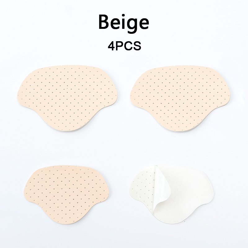 Subvención para reparación de talones zapatos adhesivos con agujeros plantillas para zapatillas parche almohadillas para talón pegatina protectora para talón insertos antidesgaste para el cuidado de los pies 4 Uds: Plata
