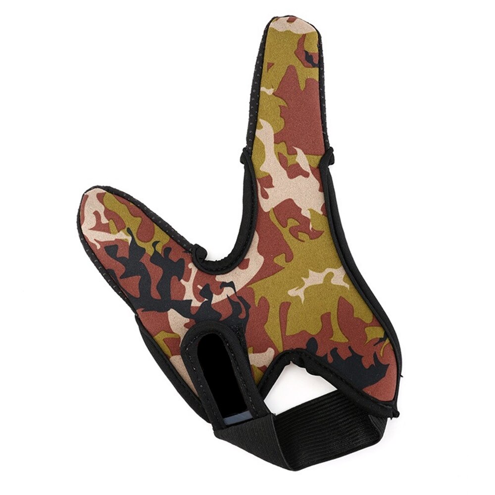 Guantes de pesca antideslizantes transpirables para exteriores, protectores de dedos impermeables, accesorios de herramienta, 2 dedos, Invierno