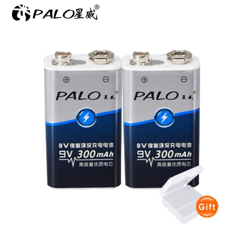 1-12pcs 9V 6F22 300mAh ni-mh Rechargeable Battery 9 volt nimh ni mh Rechargeable batteries