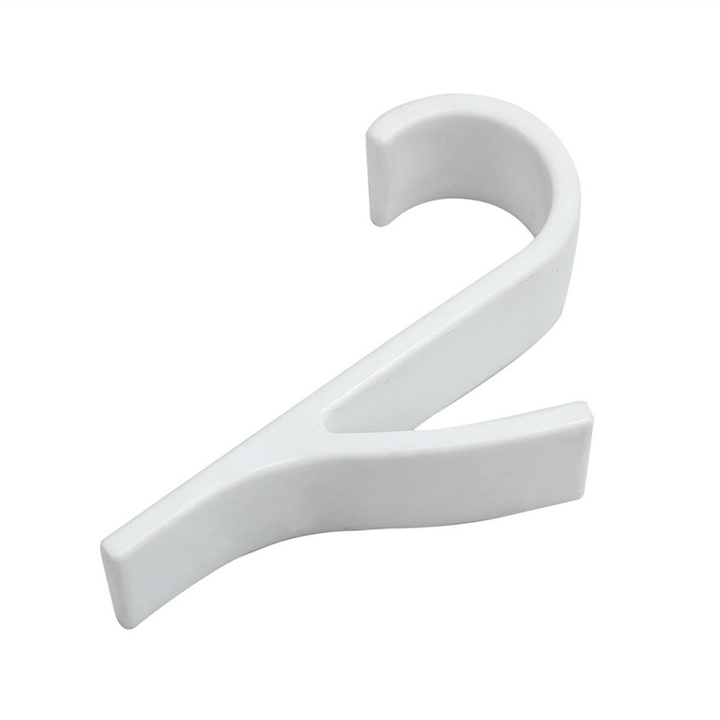 Witte Clear Hanger Voor Verwarmde Handdoek Radiator Rail Kleerhanger Keuken Bad Haak Houder Plegable Sjaal Hanger
