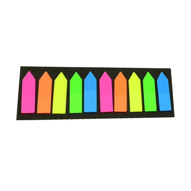 Convenient Wall Sticker Memo Self Adhesive Memo Pad Sticky Notes Bookmark Marker Memo Sticker Paper: 11