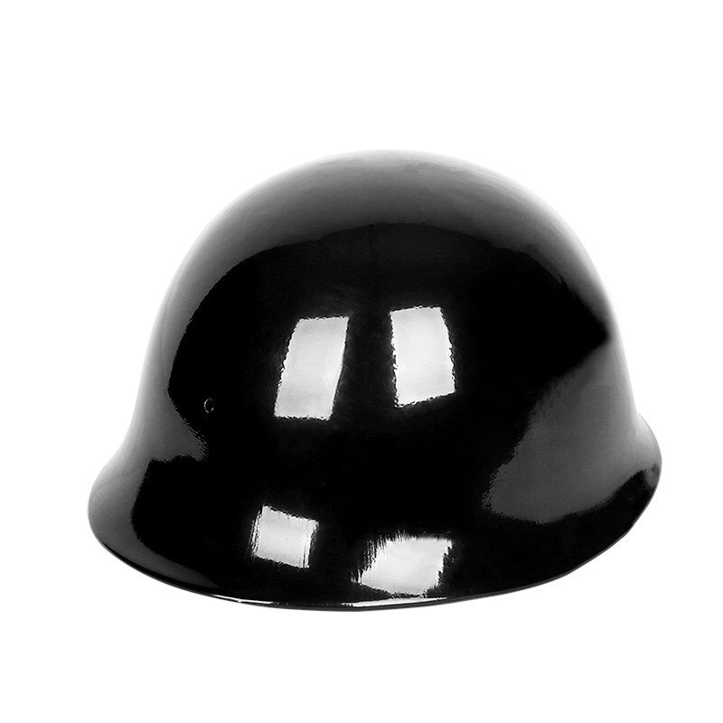 1pc Riot Helmet Security Patrol Adult Man Black Protective Head Alloy Damping Shock Resistant Anti-smash Firm Helmet 29*25*17cm