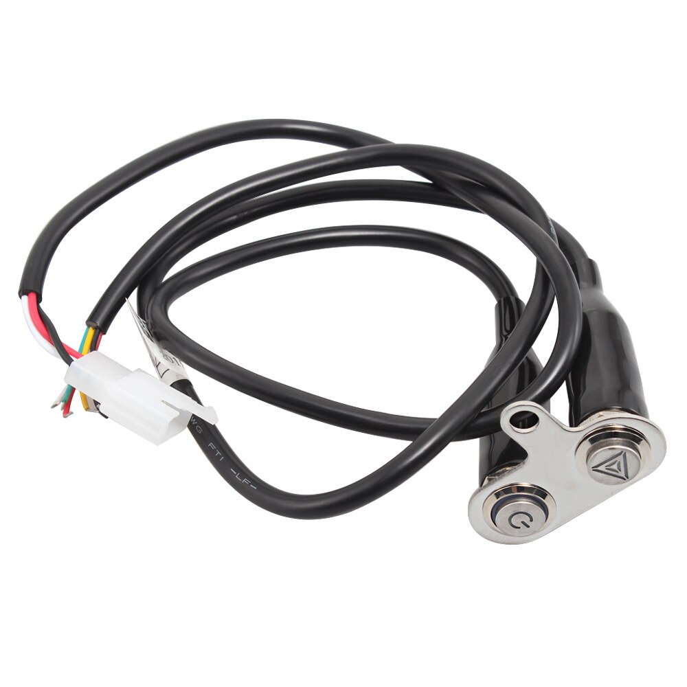 Motorfiets Led Aan Uit Schakelaar Waarschuwing Flasher Signaal Extra Verstelbare Handmatige Knop Stuur Controle Dc 12V Voor Universele