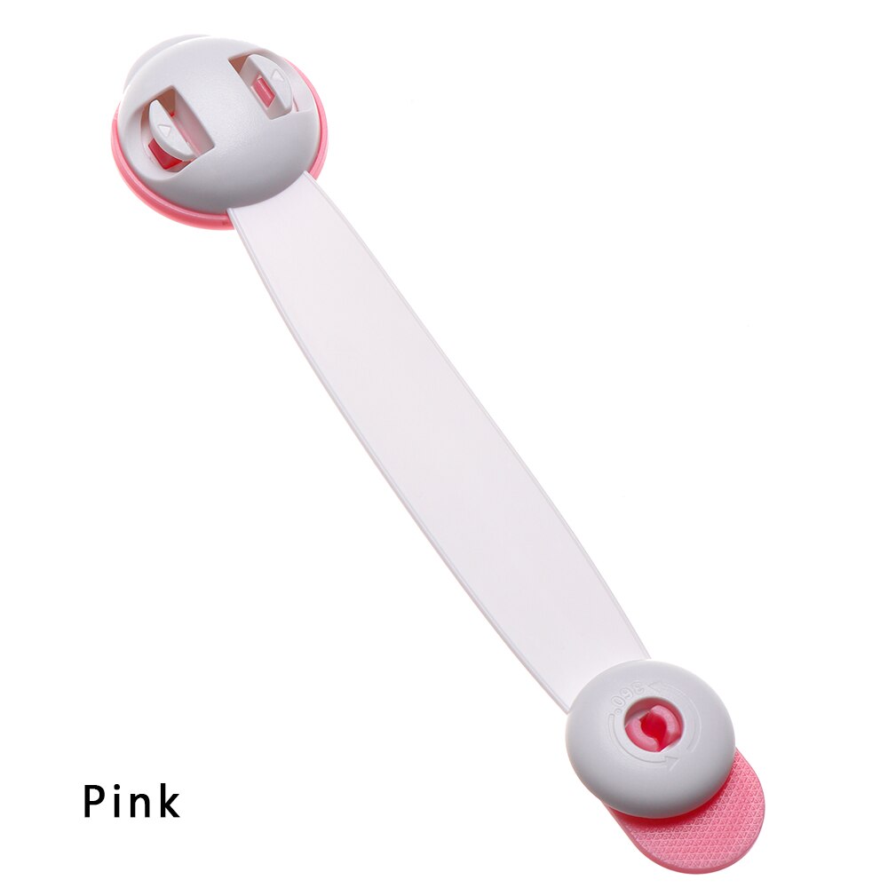 Proteção de segurança do bebê crianças porta armário bloqueio geladeira magnética crianças bloqueio cuidados recém-nascidos criança dedo protetor: pink