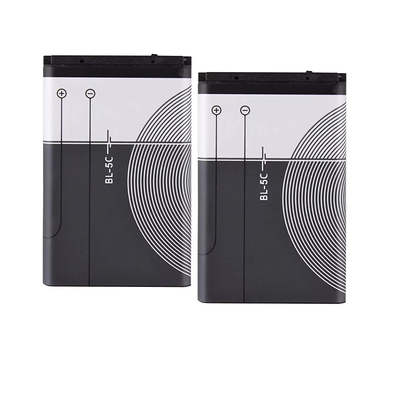 BL-5C 3,7 V 1200mAh batería BL 5C baterías recargables para Nokia 2112 2118 2255 2270 2280 2300 2600 2610 3125 3230: Gris