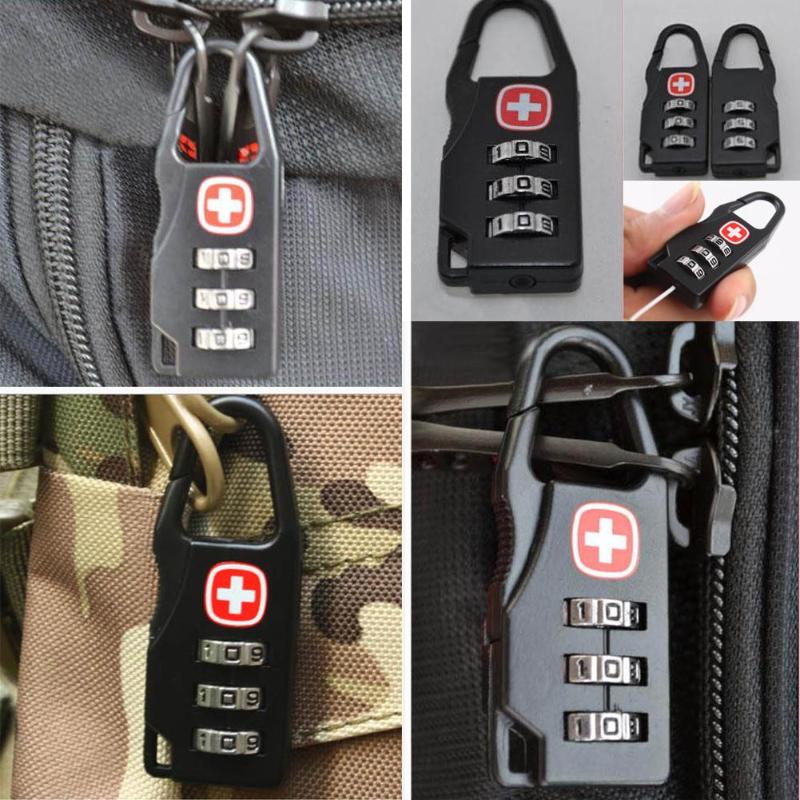 1Pcs Combination Safe Code Number Lock Padlock for Luggage Zipper Bag Backpack Bag Suitcase Drawer Cabinet