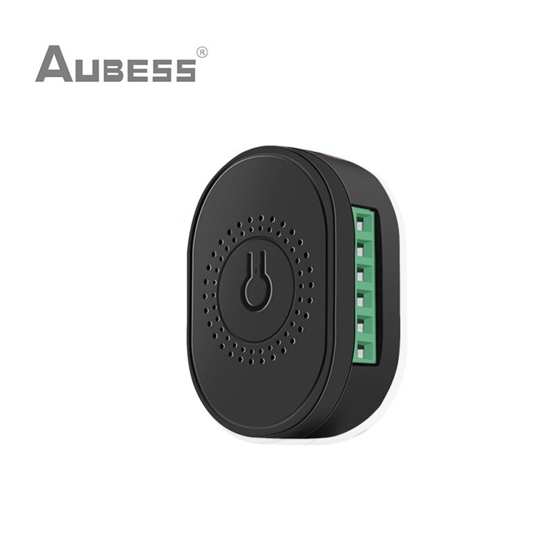 Interruptor inteligente Tuya Mini Zigbee, dispositivo de 16A, sin cable neutro, compatible con Control bidireccional, funciona con la aplicación Alexa, Google Home, Smart Life: Black / 3Pcs