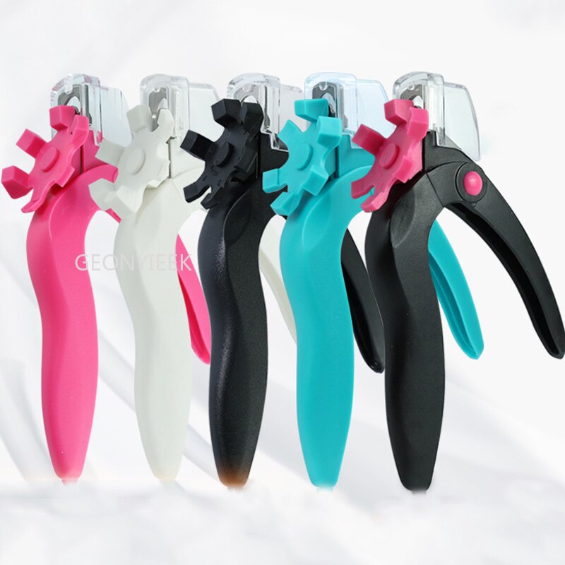 Triple Cut Acryl Tip Cutter Met Catcher &amp; Meten Wijzerplaat (6 Size Opties) professionele Acryl Nagelknipper-Nail Tip Cutter