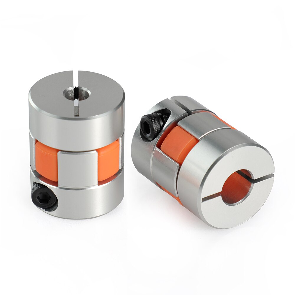 XCR 3D Printer Parts 5X8mm Couplers Flexible Two-Jaw Shaft Coupling Connector D20L25 Jaw Spider Plum Coupler Stepper Motor