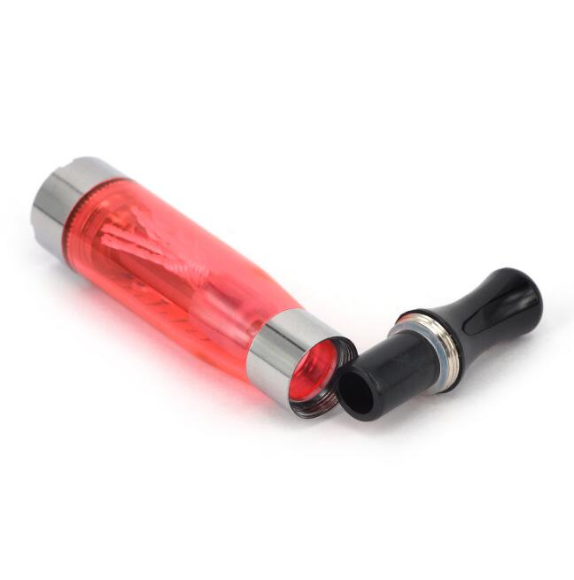 10Pcs/lLOT CE4 Atomizer Clearomizer Tank for Ego Ego-t Evod Vape Pen 510 thread Electronic e cigarette ecigs 1.6ml 8 Colors: red-1PCS