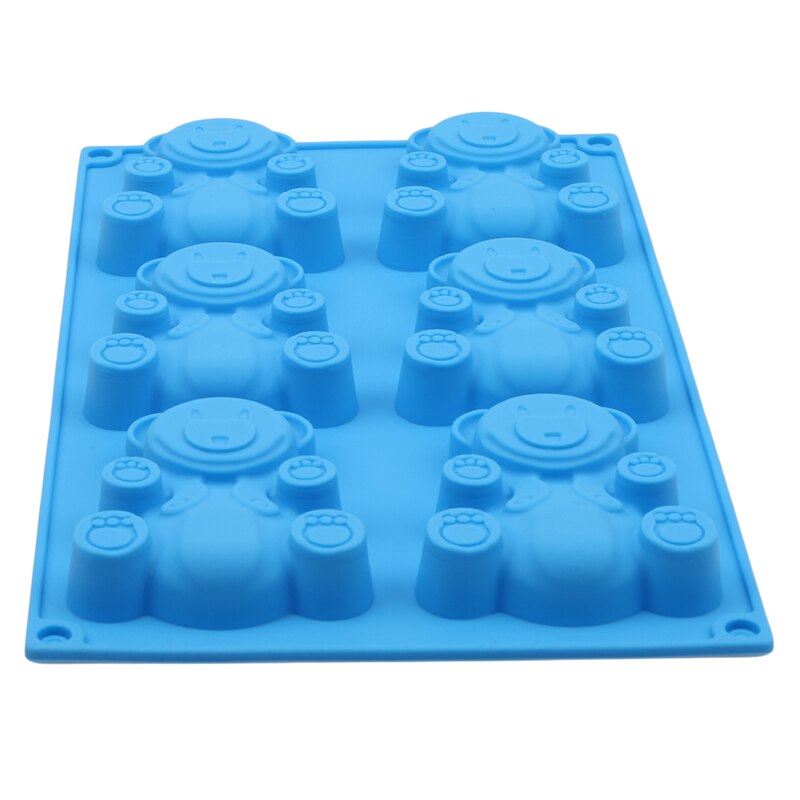 Mooie 3D Beer Vorm Cakevorm Siliconen Mal Bakken Tools Keuken Fondant Snijders Keuken Fondant Chocolade Mold Decorating