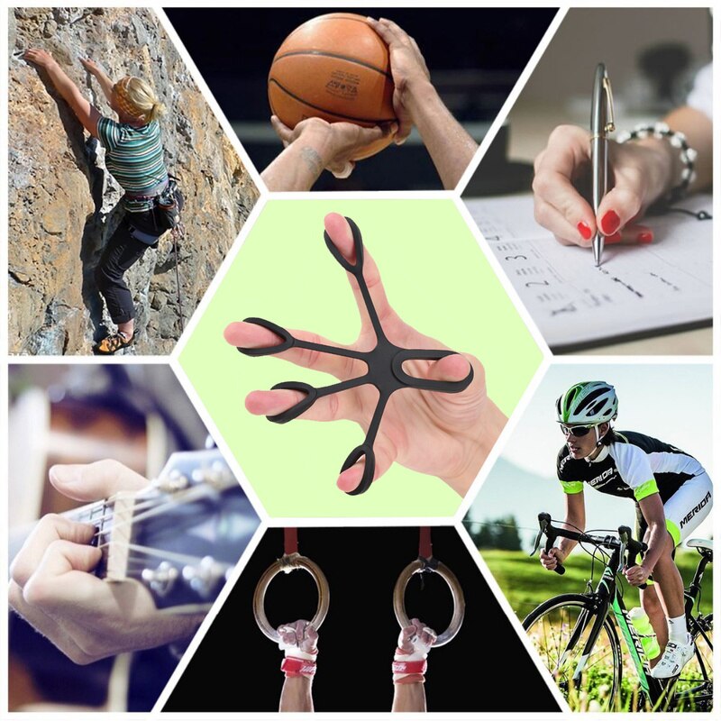 3 ebenen Finger Greifer Stärke Trainer Widerstand Band Hand Griff Handgelenk Bahre Finger Expander ÜSpund widerstand Band