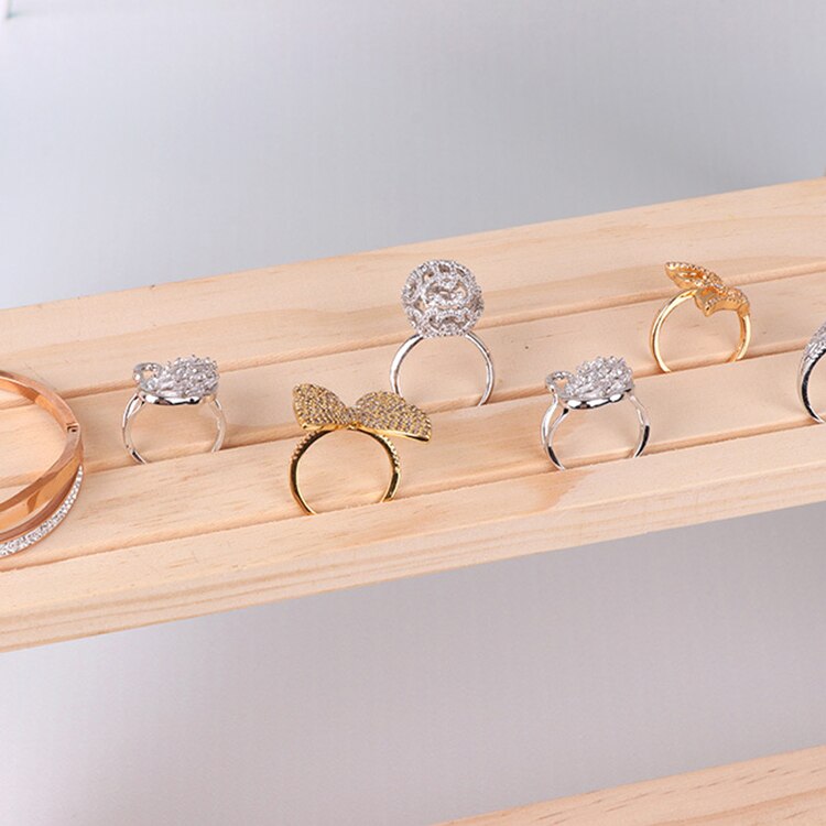 Log Ring Display Rack Multi-Layer Earring Earring Display Rack Jewelry Rack Detachable Earring Card Jewelry Rack