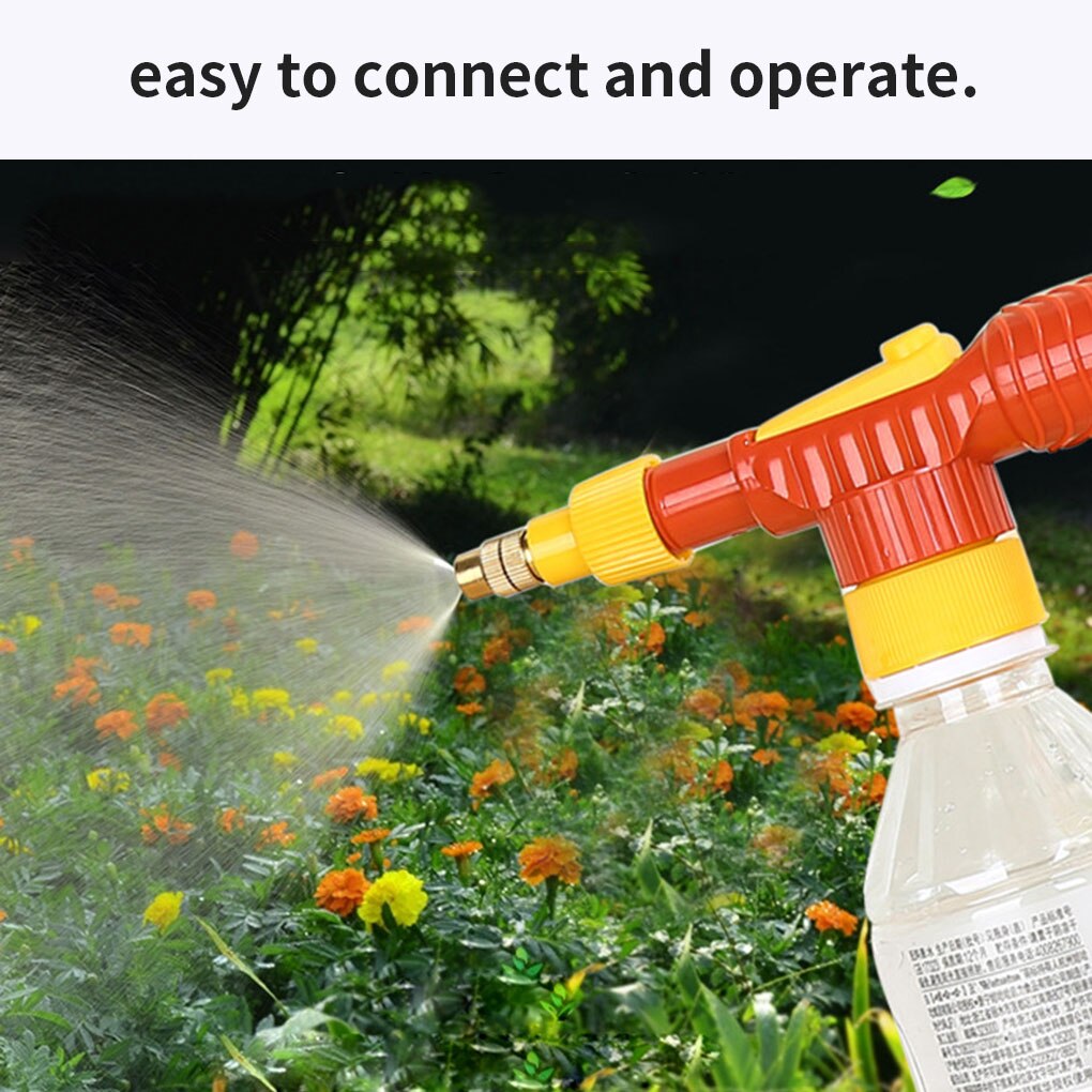 Manual High Pressure Air Pump Sprayer Adjustable Drink Bottle Spray Head Nozzle Garden Watering Tool Sprayer Agriculture Tools