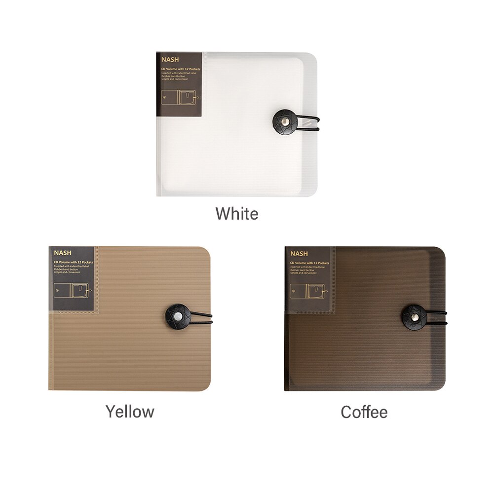 12 Disc Durable Cover CD Case Label Car Home Tidy Portable Storage Organizer PP Practical Removable Dividers Dust Proof