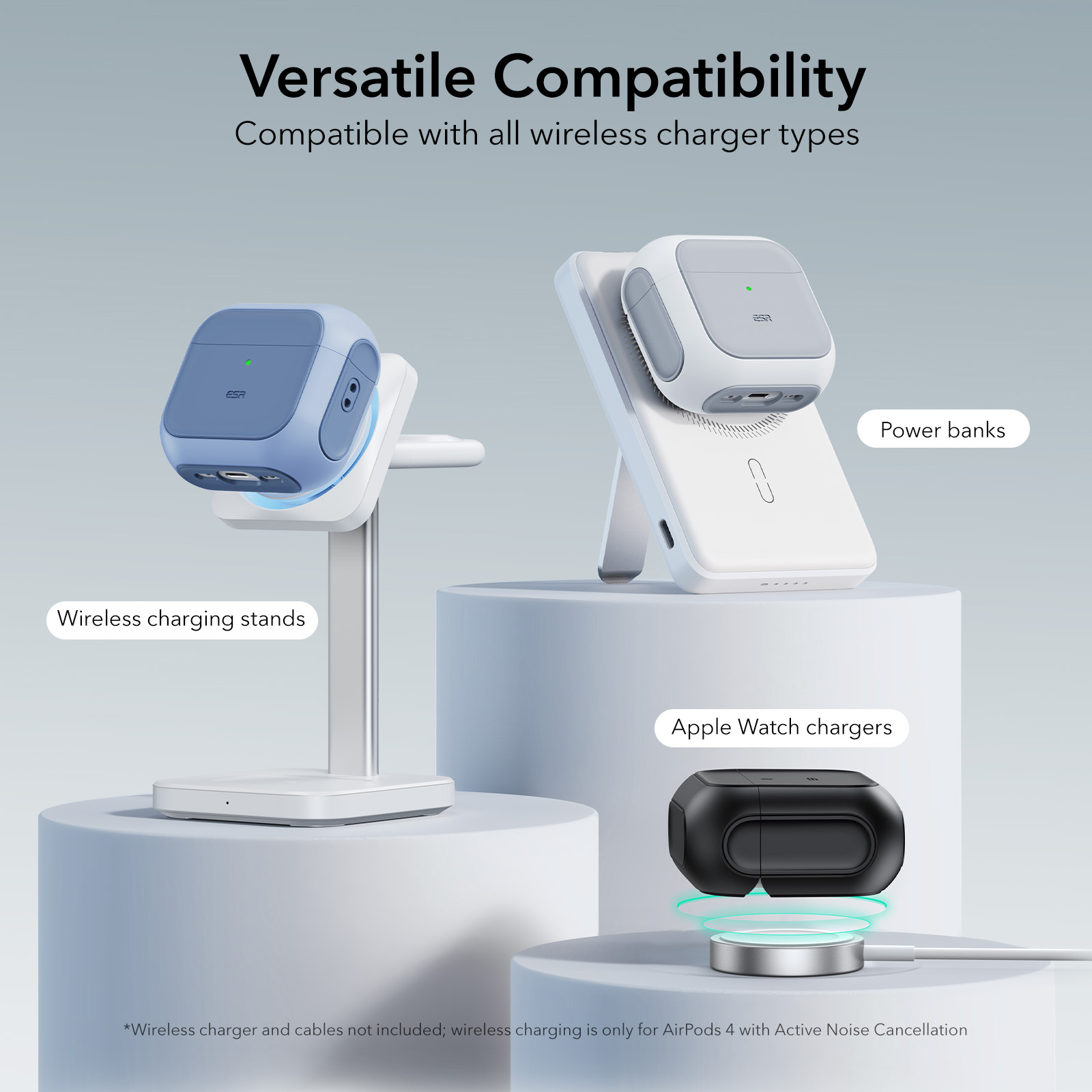 ESR for AirPods 4th Generation Case for AirPods Pro 2nd Generation AirPods Pro 1st MagSafe Protection Cover