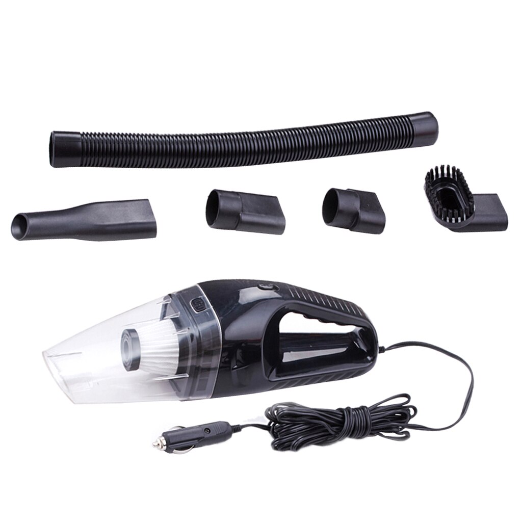 120W/12V Portable Vacuum Cleaner Dry Wet Dual Use High Power