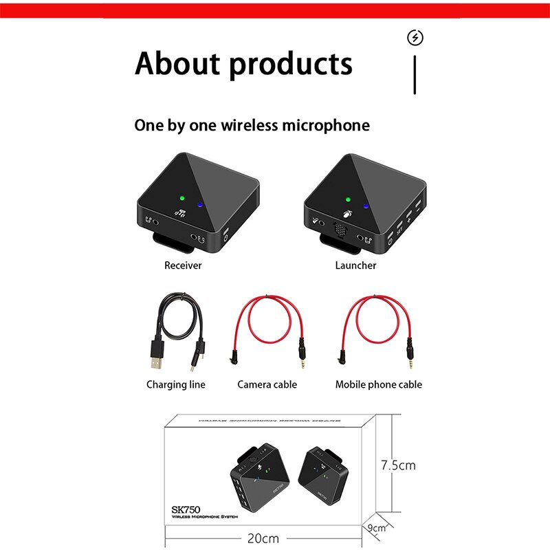 Wireless 1 to 2 UHF Wireless Lavalier Microphone System for Smartphone Laptop DSLR Tablet Camcorder Recorder PK Comica Rode: 1 to 1