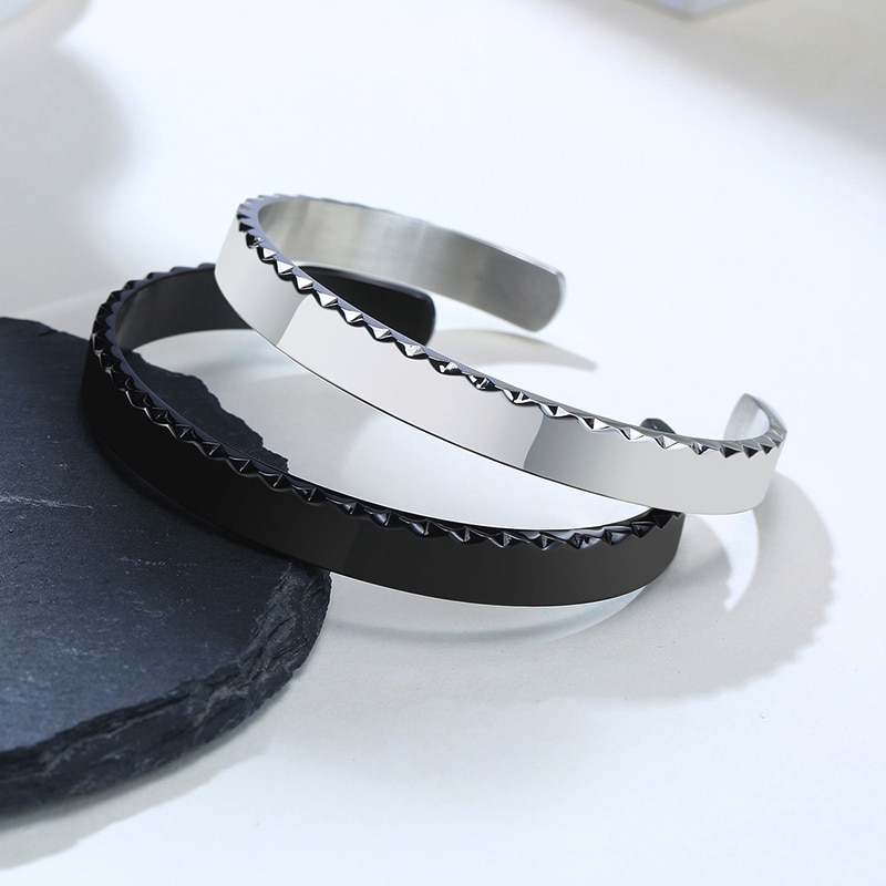 GETRIEBE MANSCHETTE ARMREIF FÜR MÄNNER EDELSTAHL ARMBAND