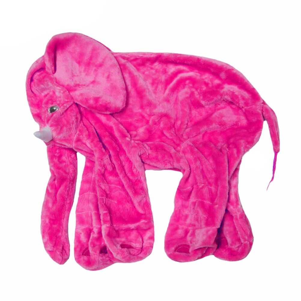 30/40/60CM 6 Colors Elephant Skin Plush Soft Toy DIY Pillow Baby Kids baby Pillows No Filling Elephant Pillow Cover Sleeping Bag: 30cm / Rose Red