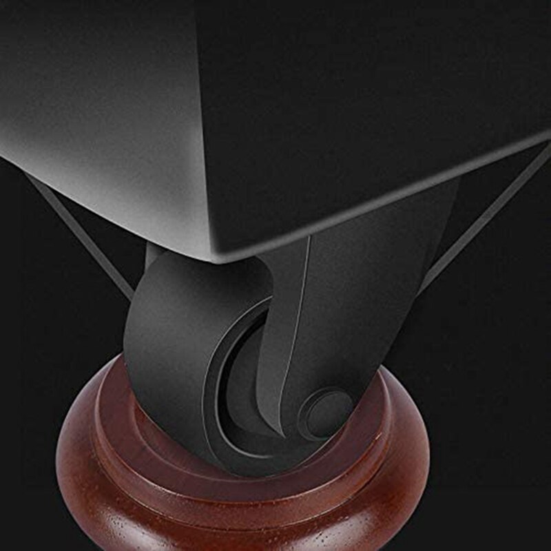 3 stk. hardwood klaver caster kopper gulvbeskytter solid caster til flygel, skridsikker og støjfri fodpude