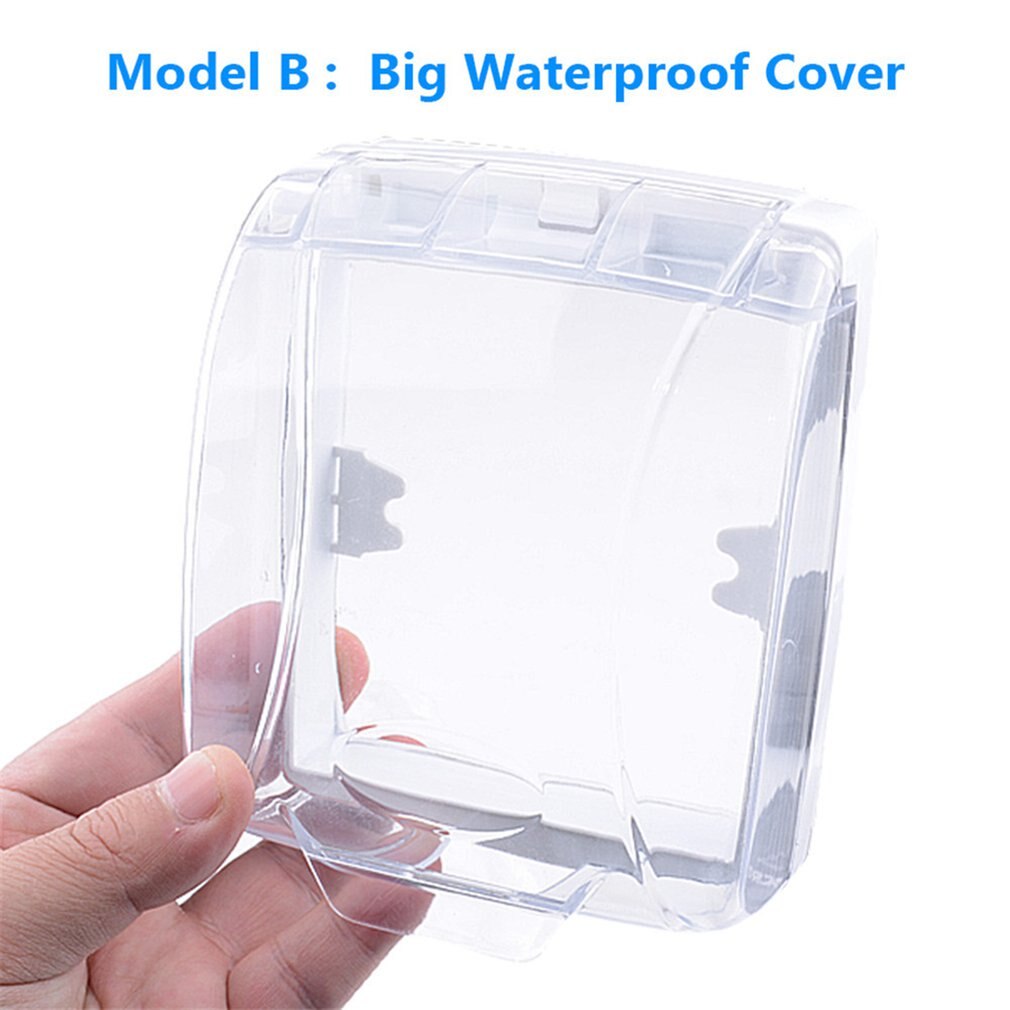 Waterdichte Hoes Voor Draadloze Deurbel Smart Badkamer Keuken Accessoire Plastic Muur Schakelaar Waterdicht Cover Box