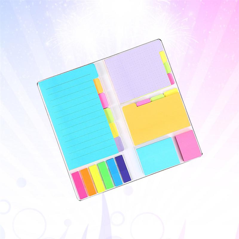 1 Pcs Praktische Kleurrijke Handig Eenvoudige Tearable Sticker Memo Sticker Bericht Sticker Voor Student