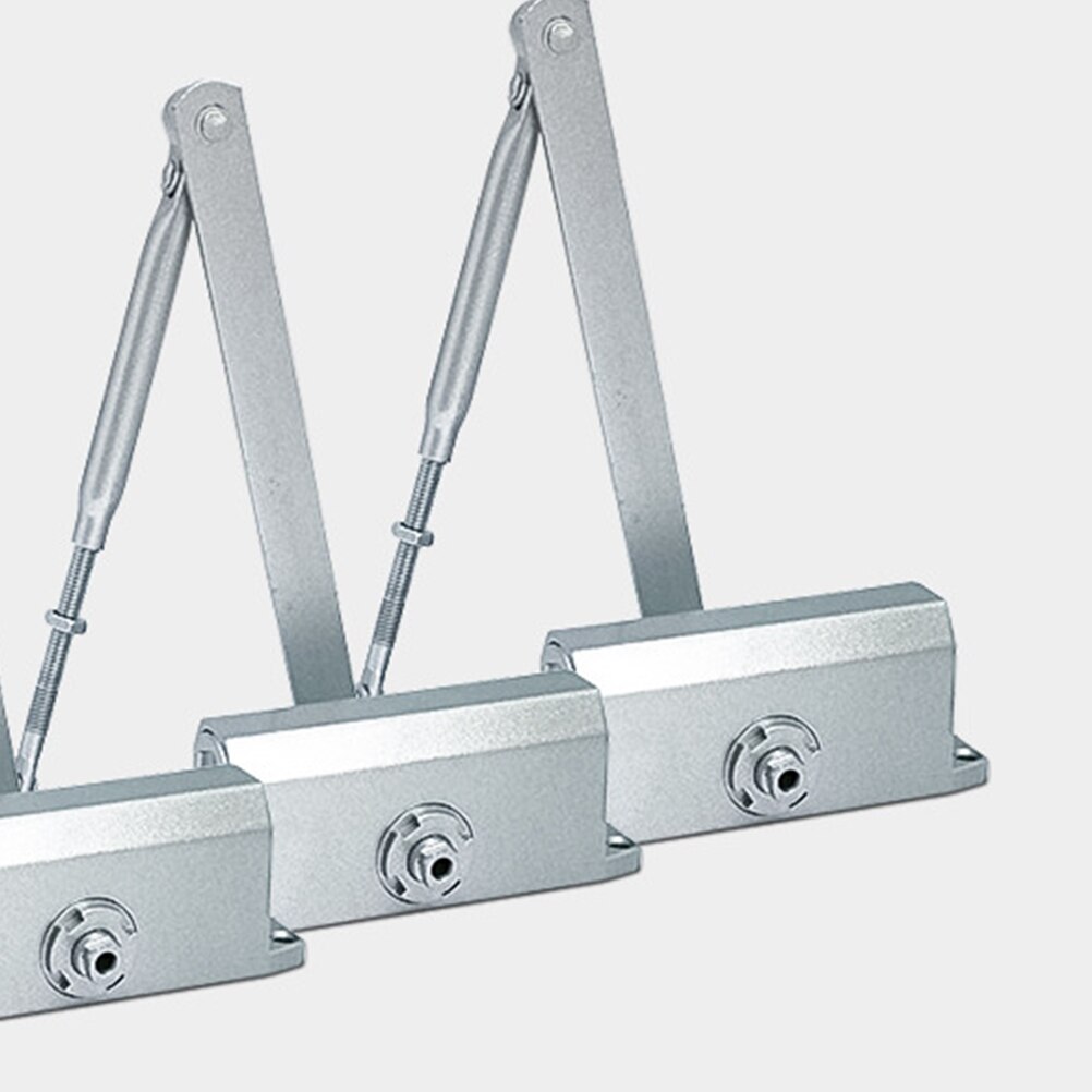 Ognioodporne drzwi bliżej użytku domowego ukryte drzwi zawias sprężynowy sprężyna hydrauliczna drzwi buforowe zamykane srebrne 45KG