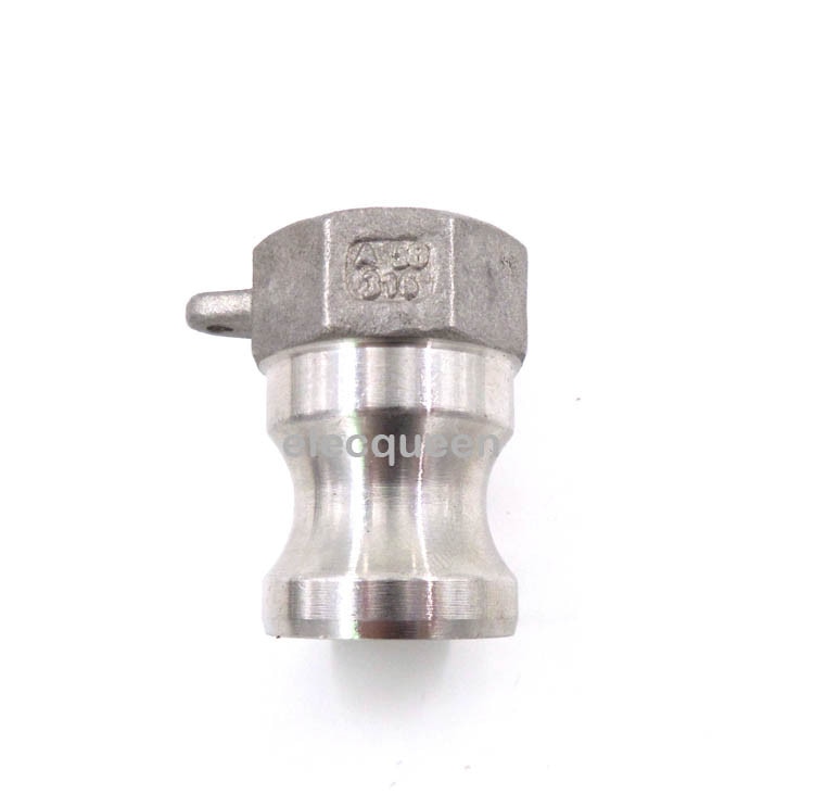 Stainless 316 Camlock Coupling A Type 1/2" Female NPT Wrench Type Fast Joint