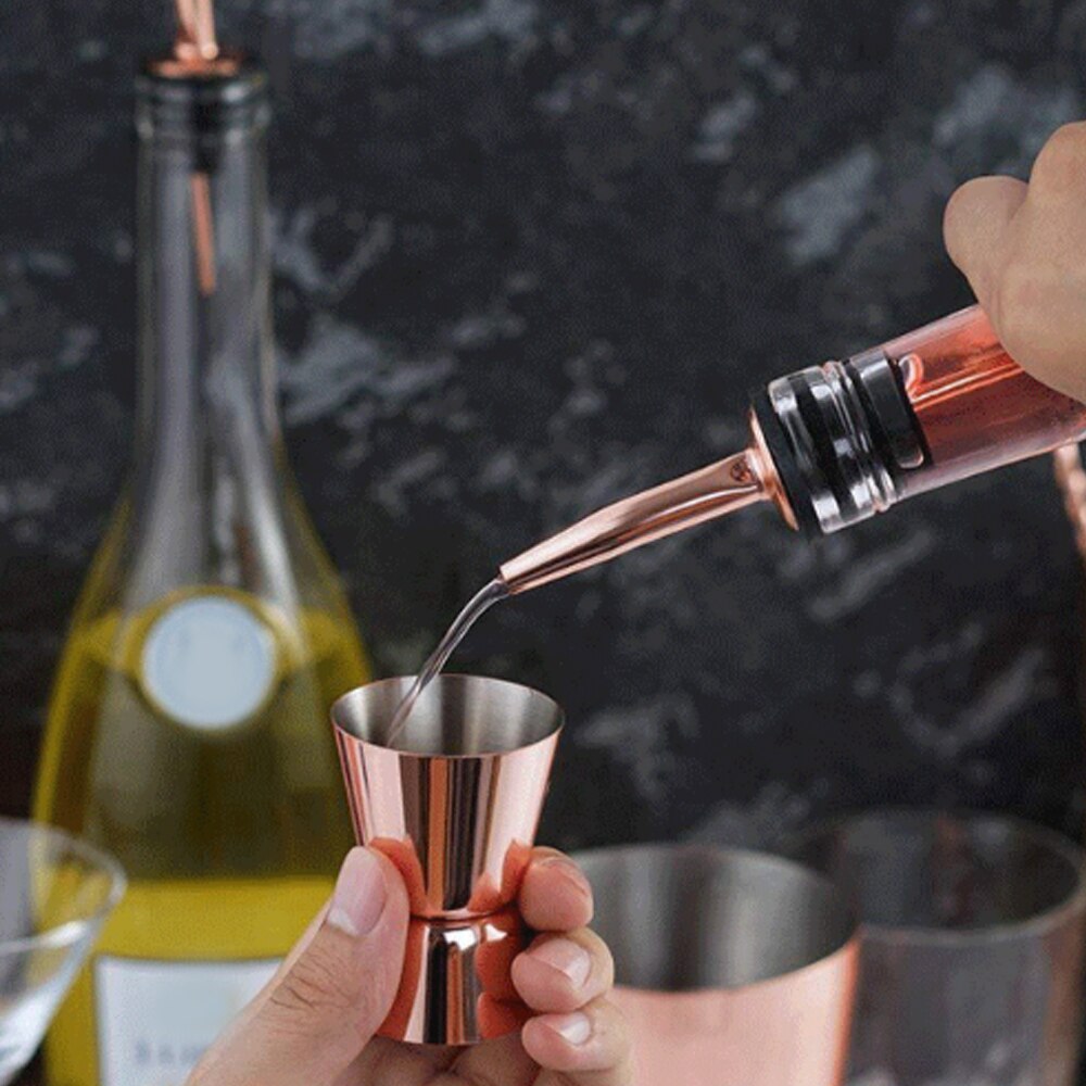 15/30ml Stainless Steel Cocktail Measuring Jigger Double Jigger Measure Shot Drink Spirit Measure Cup Bar Accessories Bar Tools