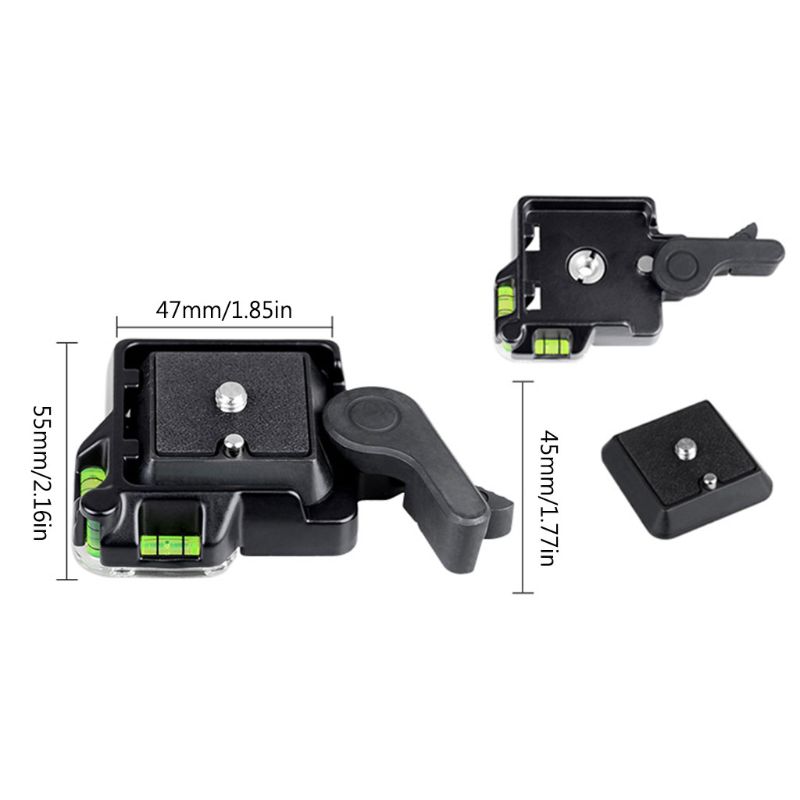 QR-40 Metal Quick Release Plate Clamp Mount Base Holder Camcorder Tripod Monopod Platform Stand for DSLR Camera Accessories