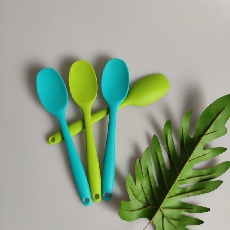 1PC ciasto masło łopatka łyżka silikonowa łyżka robić mieszania naczynia robić gotowania zastawa stołowa kuchnia łyżki robić zupy mikser narzędzia kuchenne XB 002