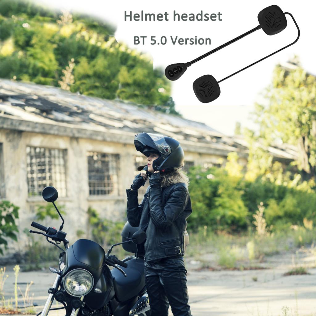 Motor trådlöst bluetooth headset, motorcykelhjälm hörlurar hörlurar högtalare, handsfree