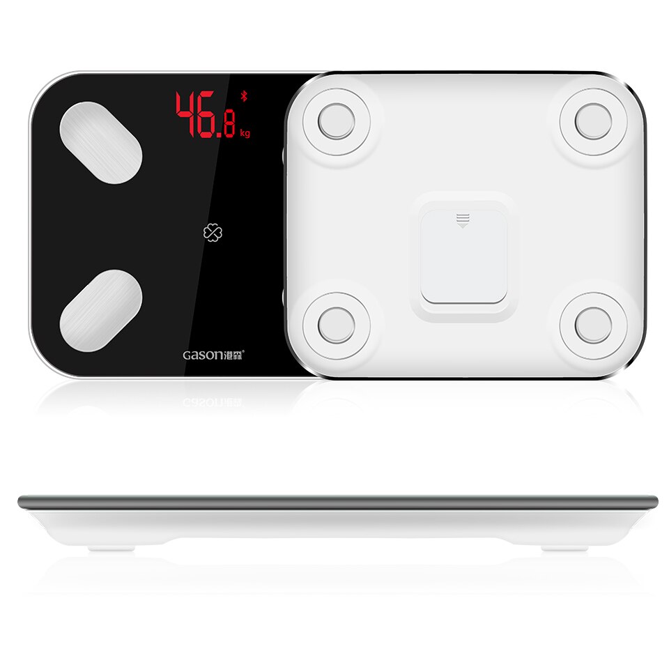 GASON S4 báscula de grasa corporal piso científico inteligente electrónico peso digital Balance de baño balanza Bluetooth balanza de precisión