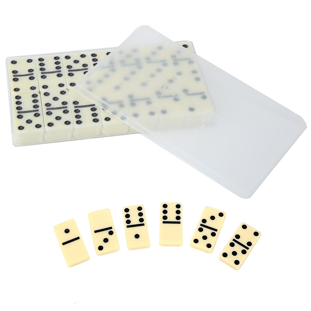 28 Stks/set Domino Bordspel Speelgoed Set Reizen Grappig Tafel Game Domino Blokken Kits Early Educatief Speelgoed Kinderen Domino