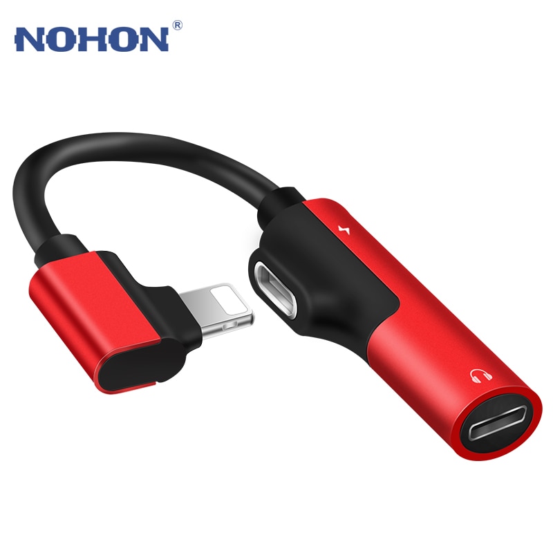 2 In 1 Dubbele Verlichting Opladen Audio Adapters Voor Iphone Xs Max X Xr 11 Pro 8 7 Plus Ios 12 Lading Aux Splitter Kabel Connector