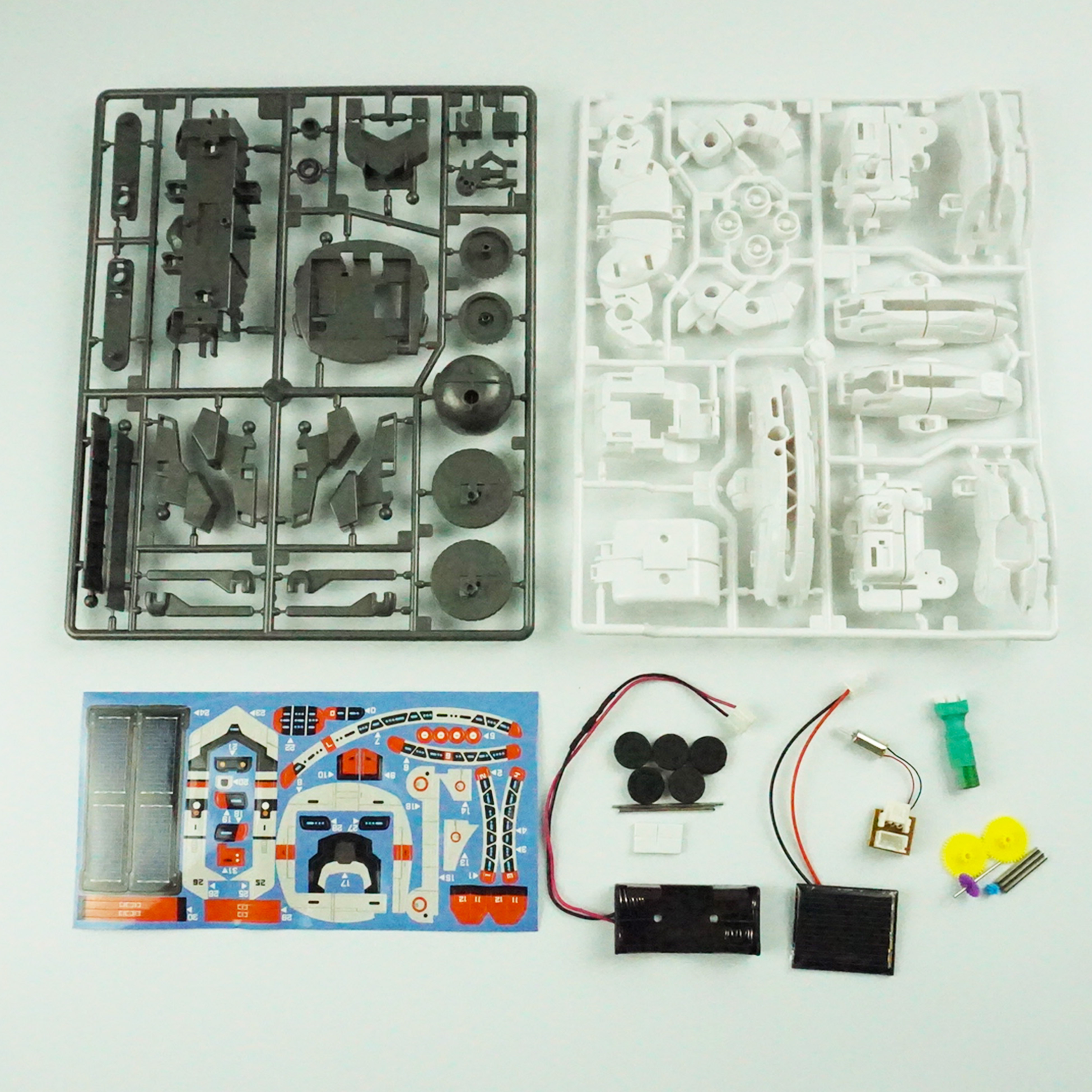 DIY Robot Kit-Beschikbaar 7 In 1 Oplaadbare DIY Educatieve Solar Robot Ruimte Vloot