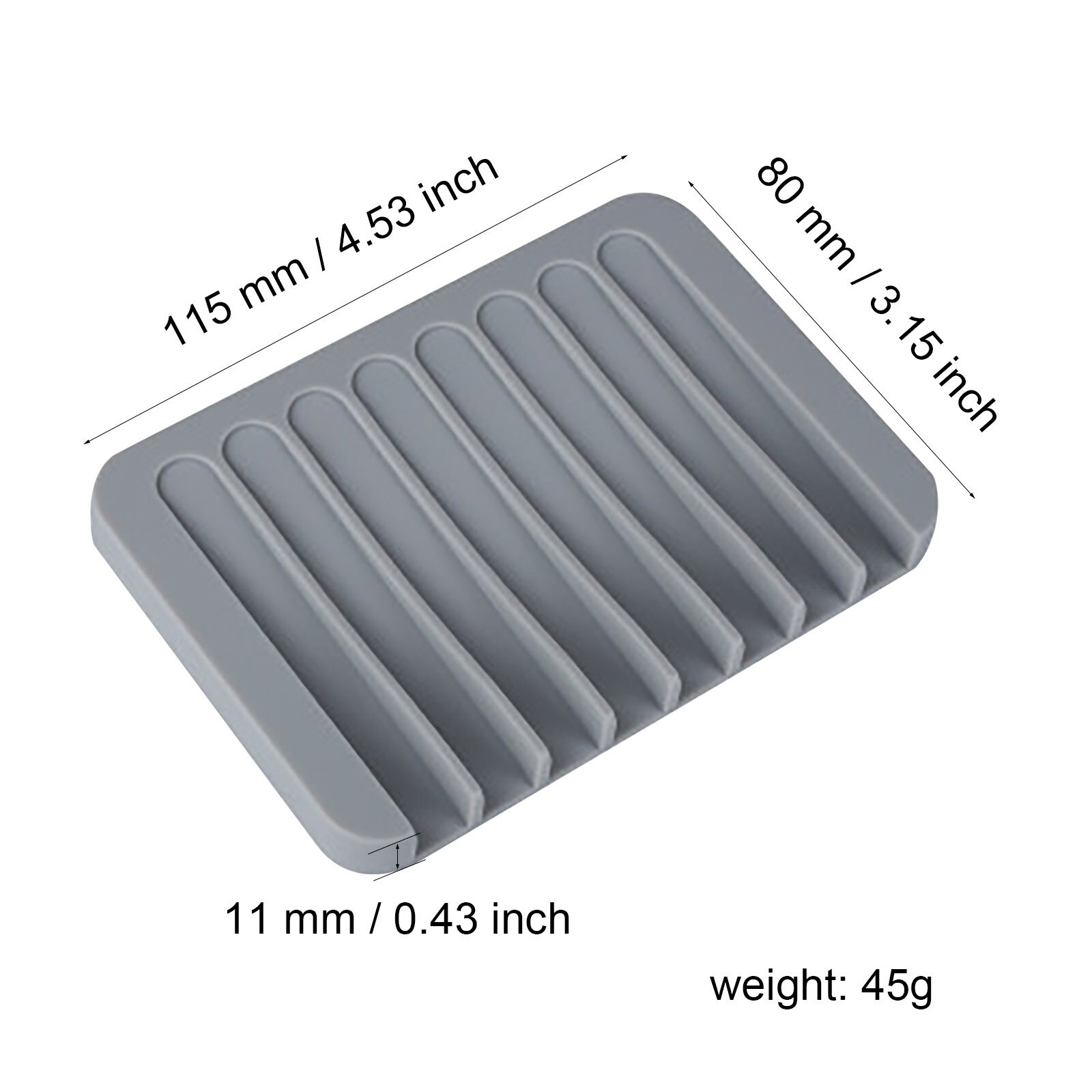 25 # nowe zaślepki z krzemu kuchnia łazienka elastyczny uchwyt na mydelniczkę taca mydelniczka strona główna mydło podróżne naczynia upuszczać statek 4 kolory