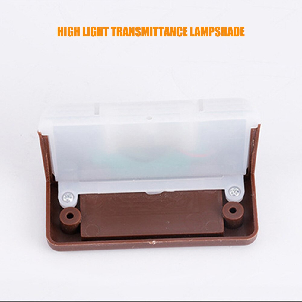 4/8pcs Solar Powered Deck Light IP65 Waterproof LED Outdoor Path Garden Yard Patio Pathway Stairs Step Fence Lamp Brown