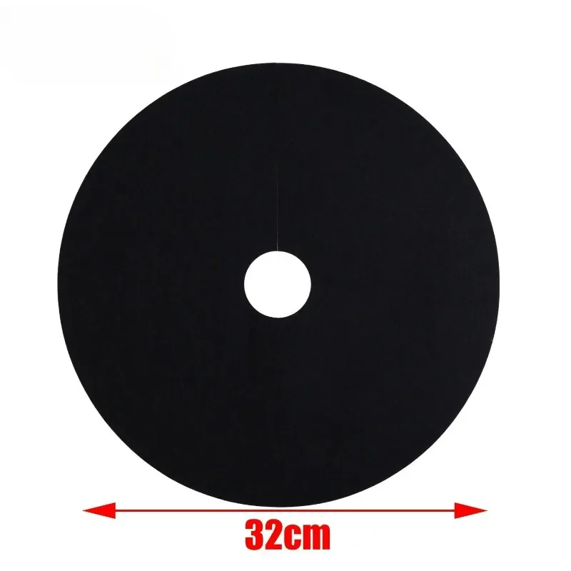 15/25/27/32cm anillos de paleta de árbol esteras protectoras de árboles película reutilizable para césped y jardín estera de barrera de Control de malezas para protección de raíces de plantas: L / Naranja