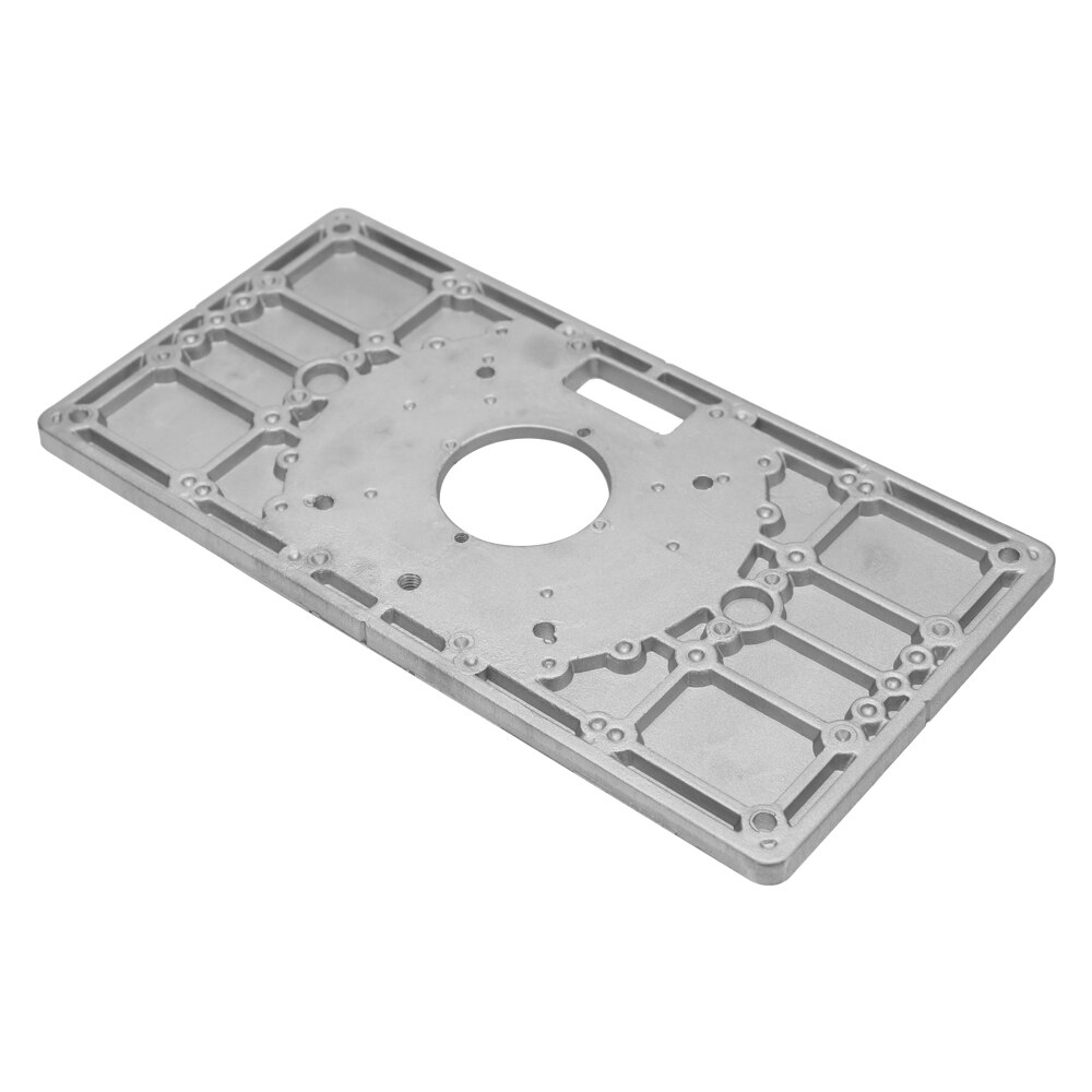Plaque d'insertion multifonctionnelle de Table de routeur plaque d'insertion de Table de routeur en aluminium avec 4 anneaux pour la Table de routeur de bancs de travail du bois
