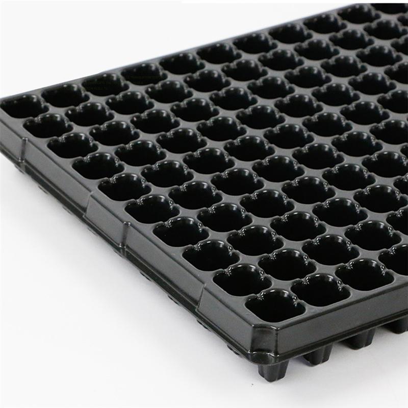 5 Pcs Seedling Tray Sprout Plate 200 Cells Nursery Pots Tray for Home Gardening Farm DIY (120g)