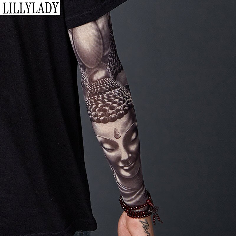 Manches de cyclisme pour vélo | Imprimé 3D de tatouage, Protection contre les UV, manches de bicyclette pour vtt, Protection des bras