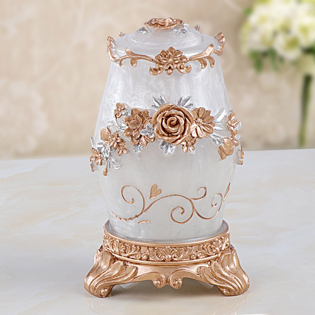 Toothpick Holder Party Cute Square Round Bars Home Kitchen Vintage Restaurant Container European Style Cotton Swab Resin